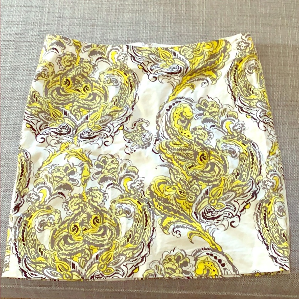 Ann Taylor paisley skirt